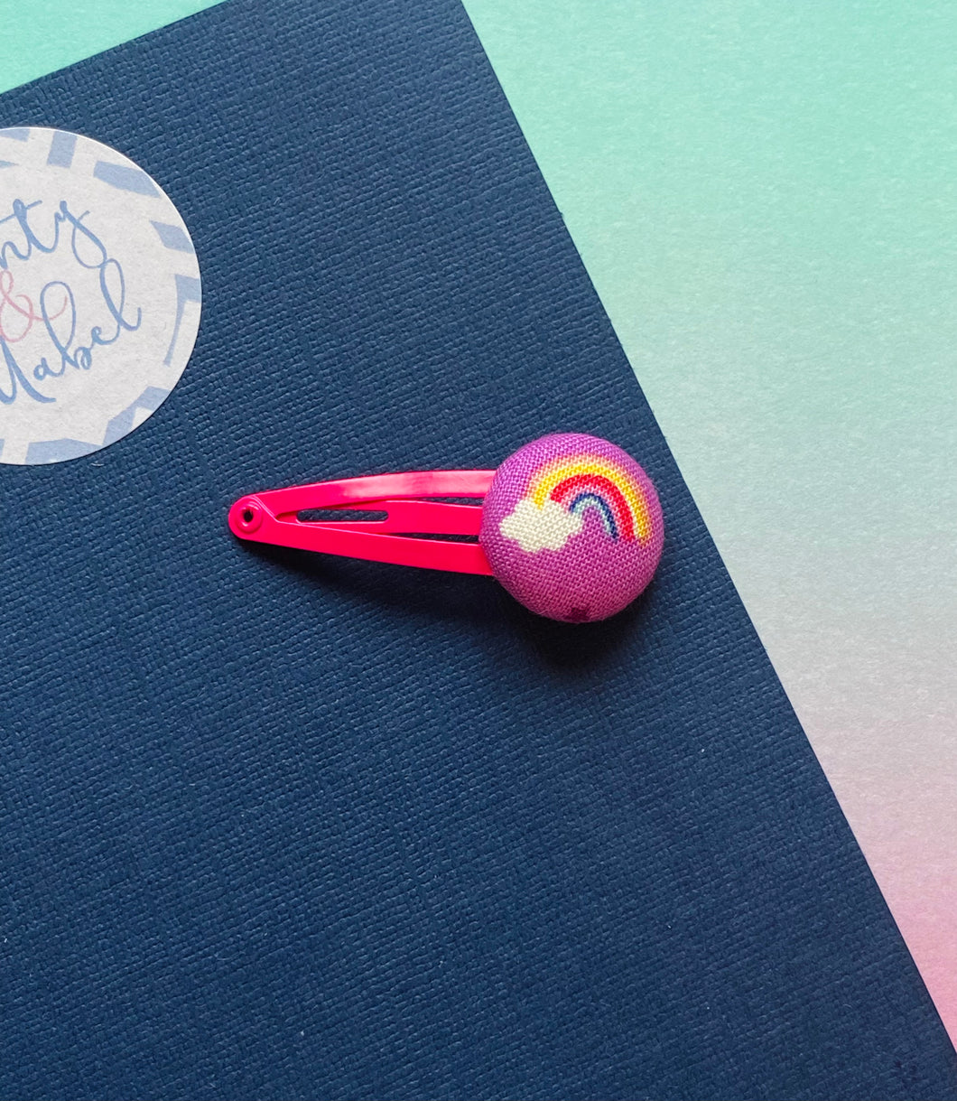 Sale: Purple Rainbow Tiny Clip (Single)