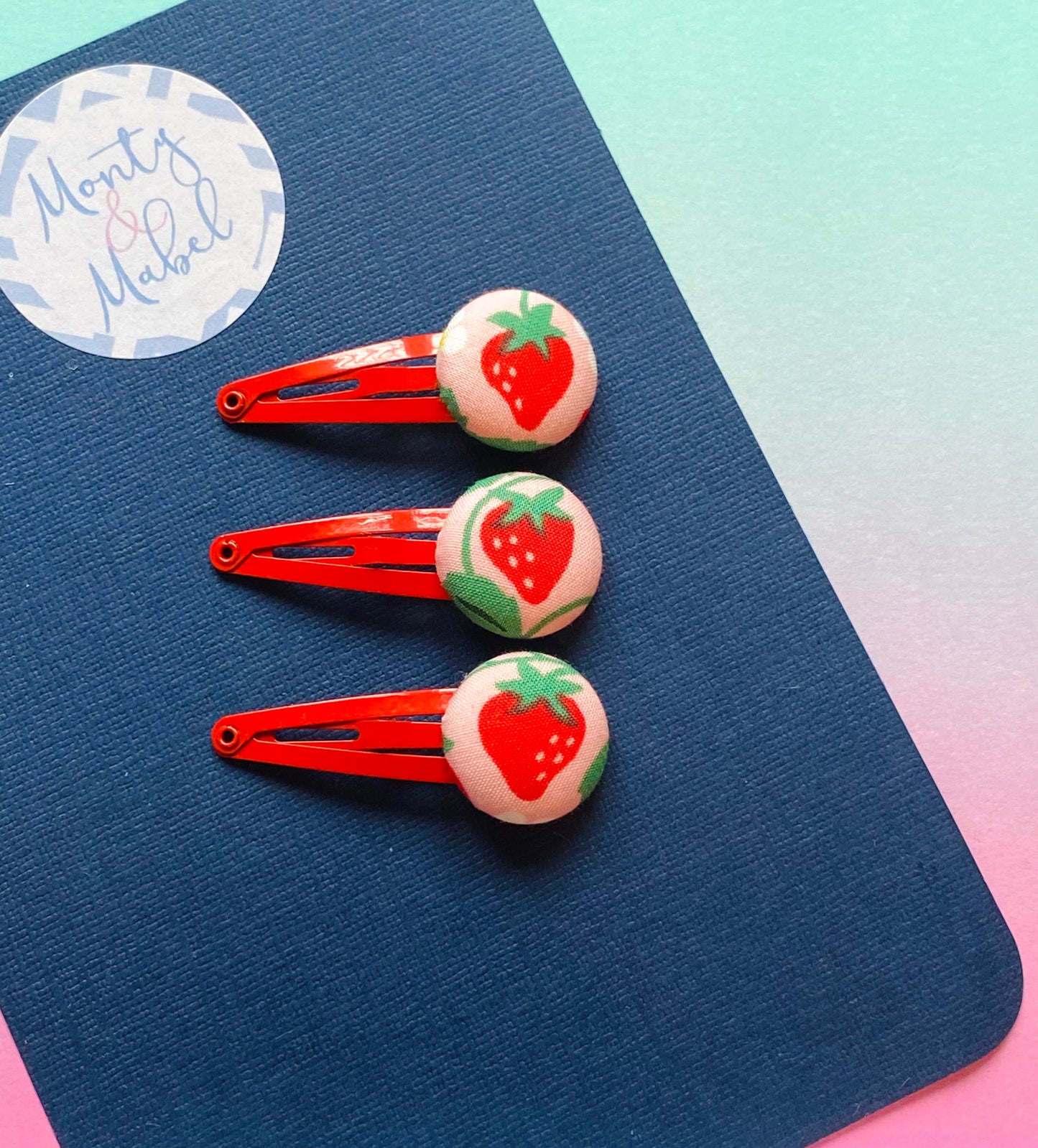 Sale: Boden Strawberry Tiny Clip (Single)