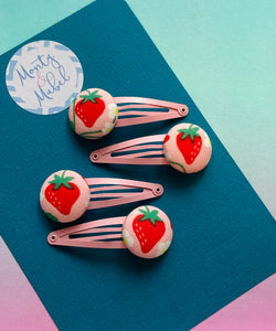 Sale: Boden Strawberry Standard Clips (Pair)