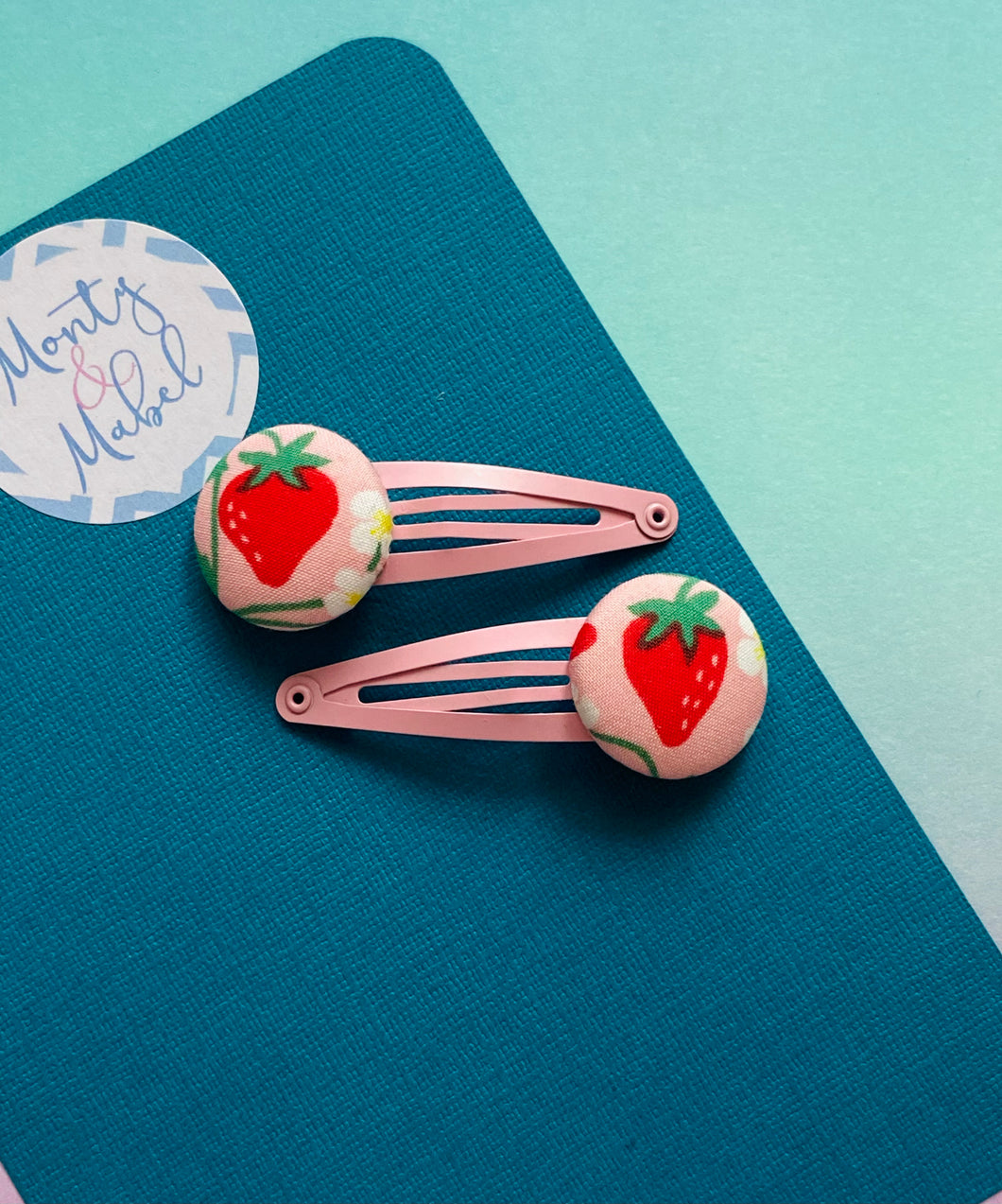 Sale: Boden Strawberry Standard Clips (Pair)