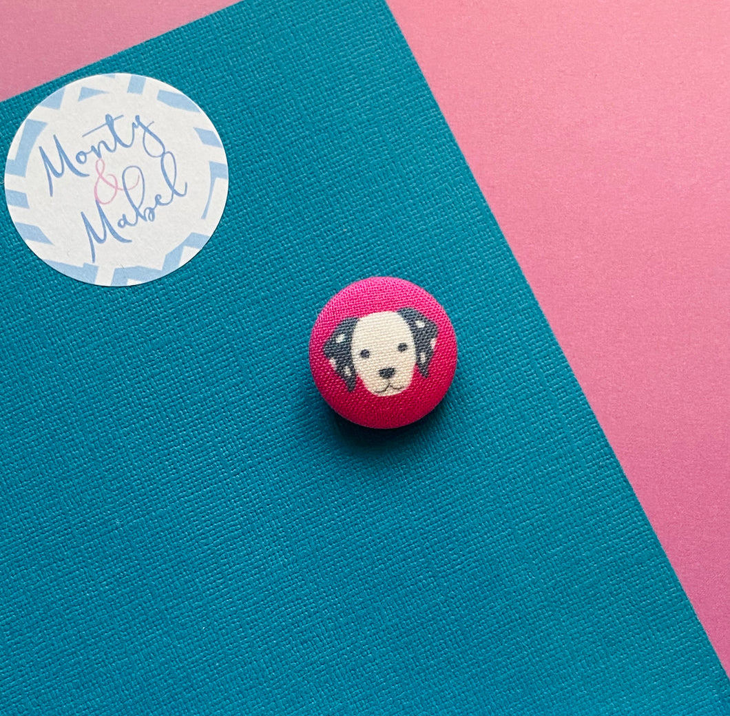 Sale: Fuchsia Dalmatian Tiny Bobble (Single)