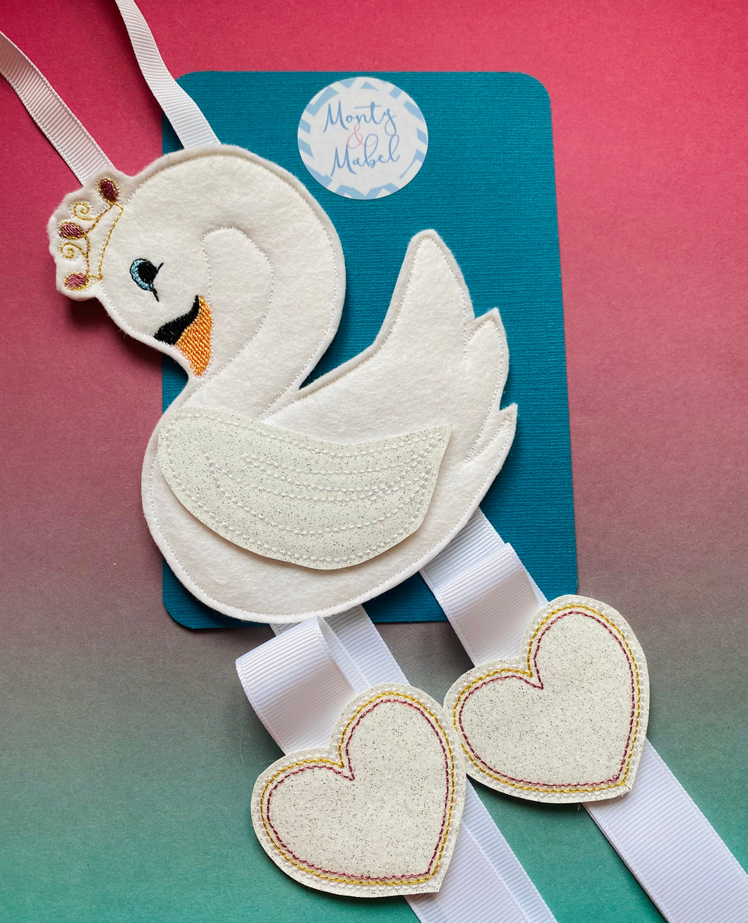 Sale: Swan Holder (Double Ribbon)