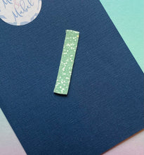 Sale: Pastel Green Glitter Plain Fringe Clip