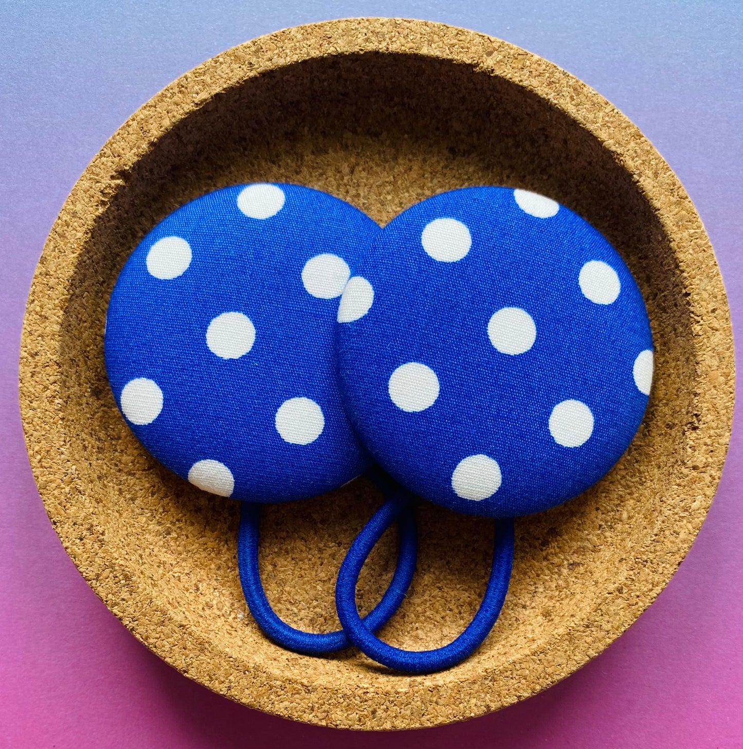Large Royal Blue Polka Dot (7mm)