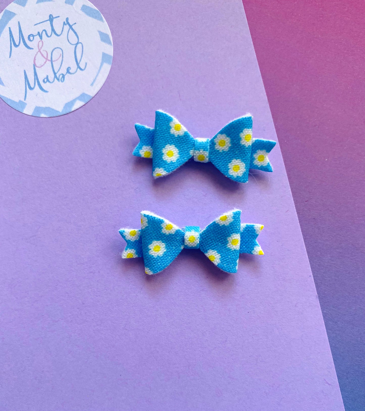 Sale: Little Daisies Diddy Bow Fringe Clip