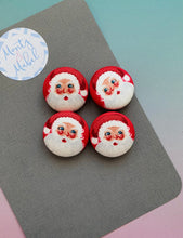 Sale: Father Christmas Small Bobbles (Pair)