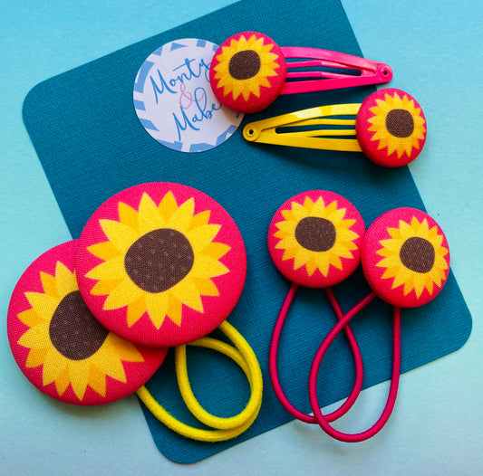 Hot Pink Sunflowers