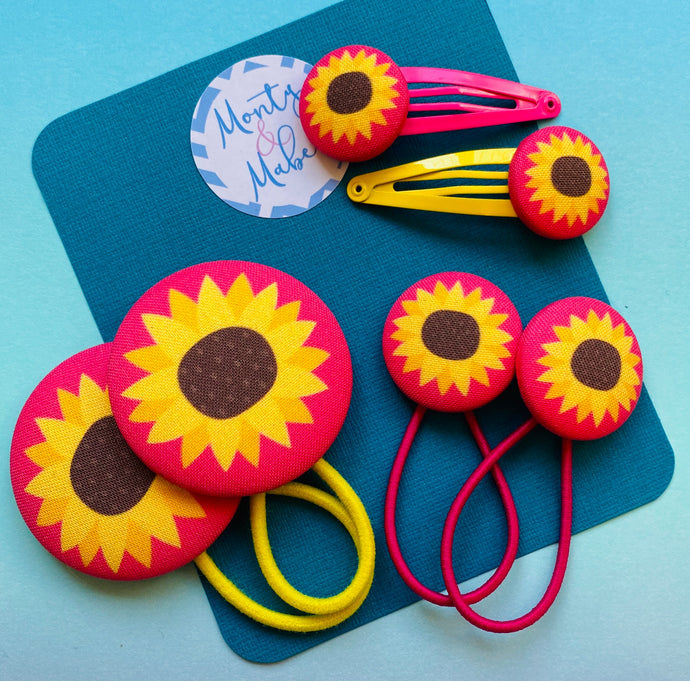 Hot Pink Sunflowers