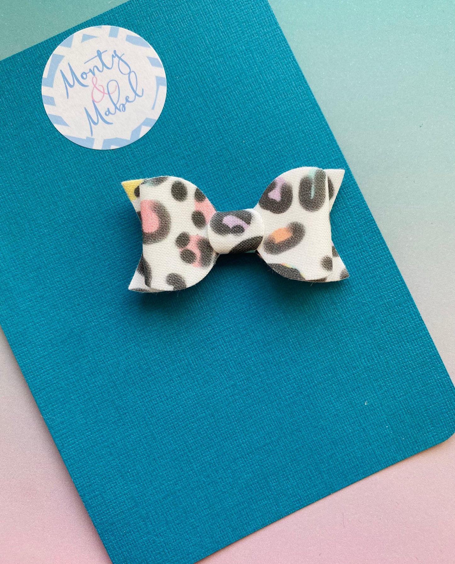 Sale: Leopard Print Small Bow