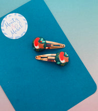 Sale: Festive Robins Tiny Clips (Pair)