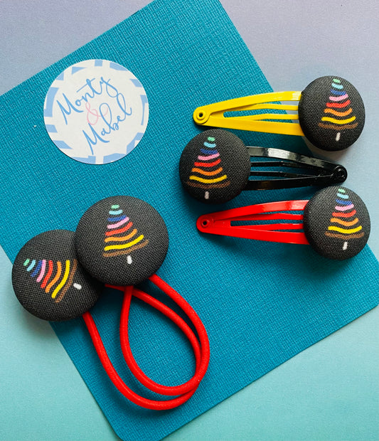 Rainbow Christmas Tree (Black)