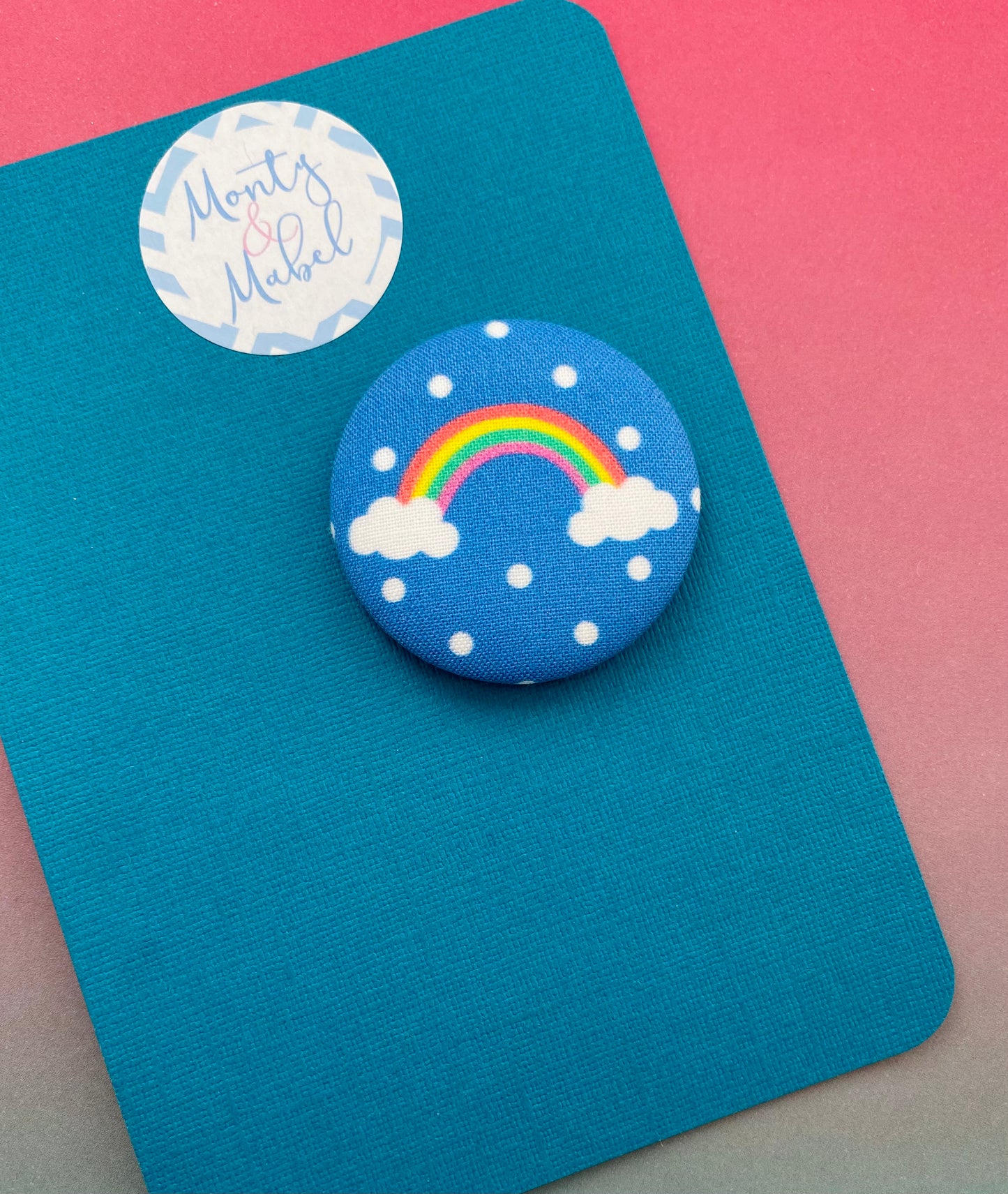 Sale: Polka Dot Rainbow Large Bobble (Single)
