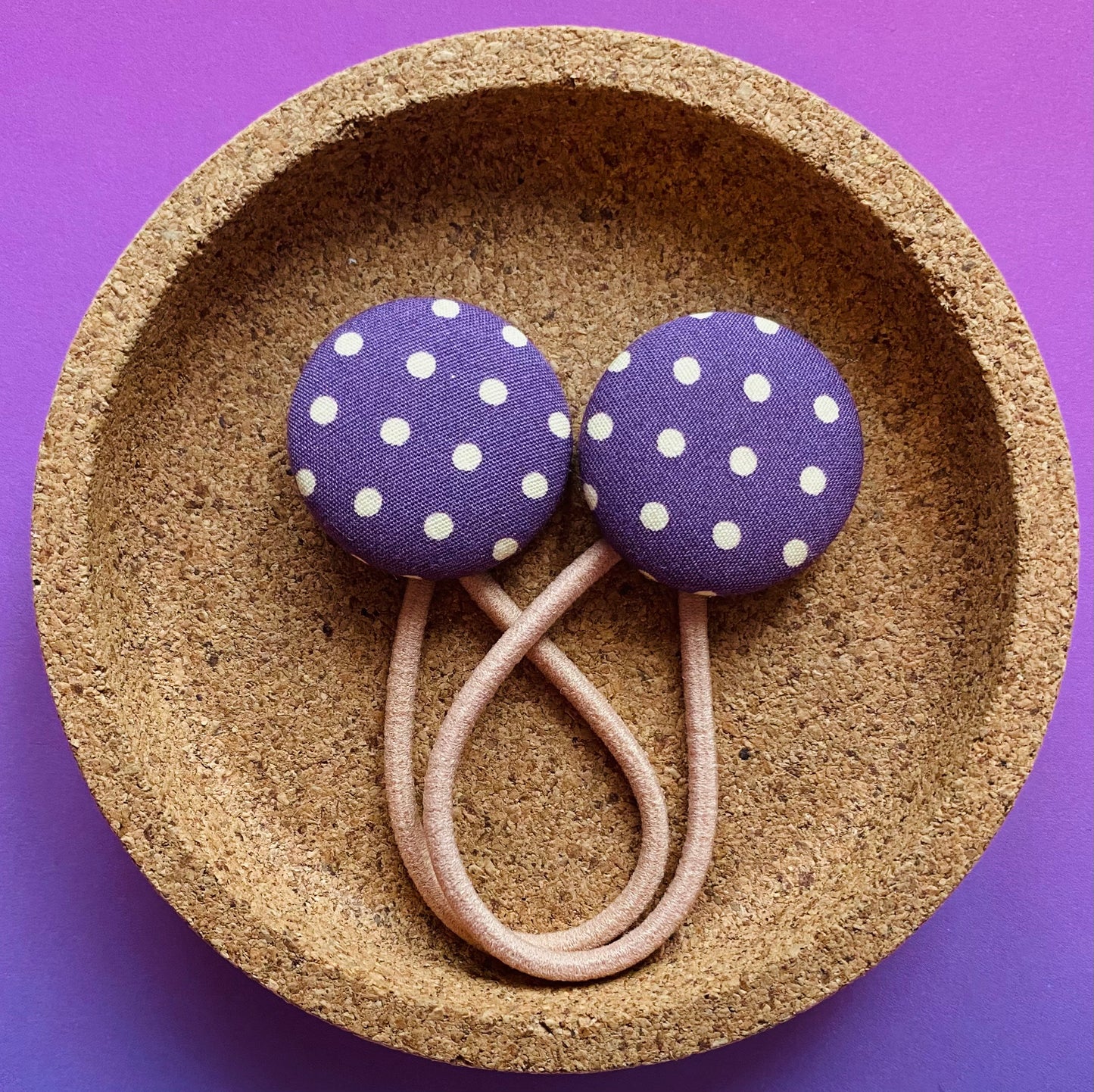 Plum Polka Dot