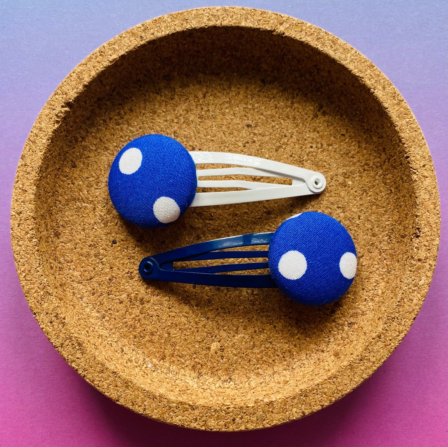 Large Royal Blue Polka Dot (7mm)