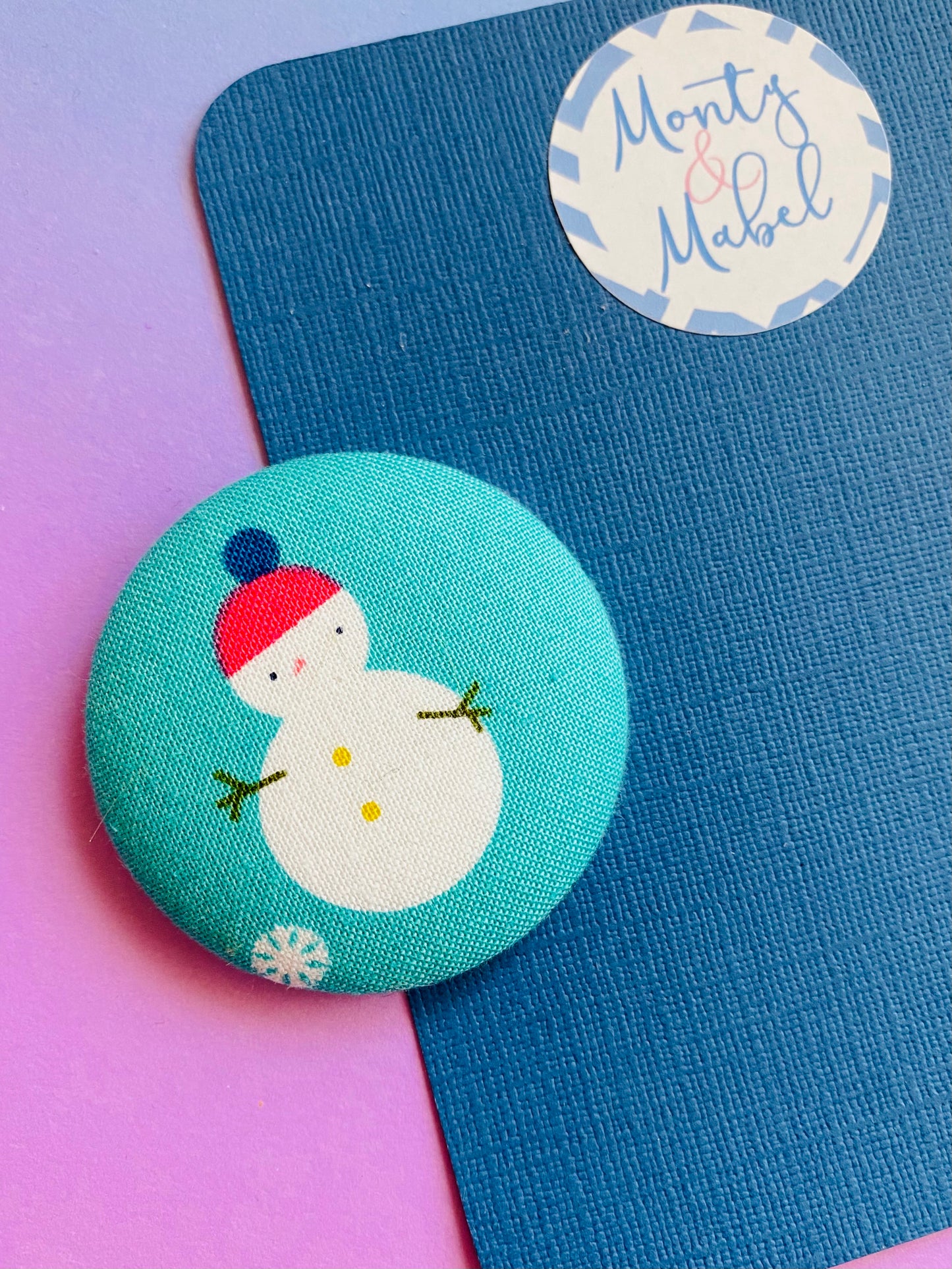 Sale: Snowman Large Bobble (Single)