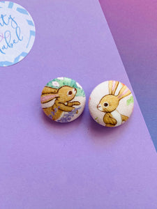 Sale: Belle & Boo Bunny Tiny Bobbles (Pair)