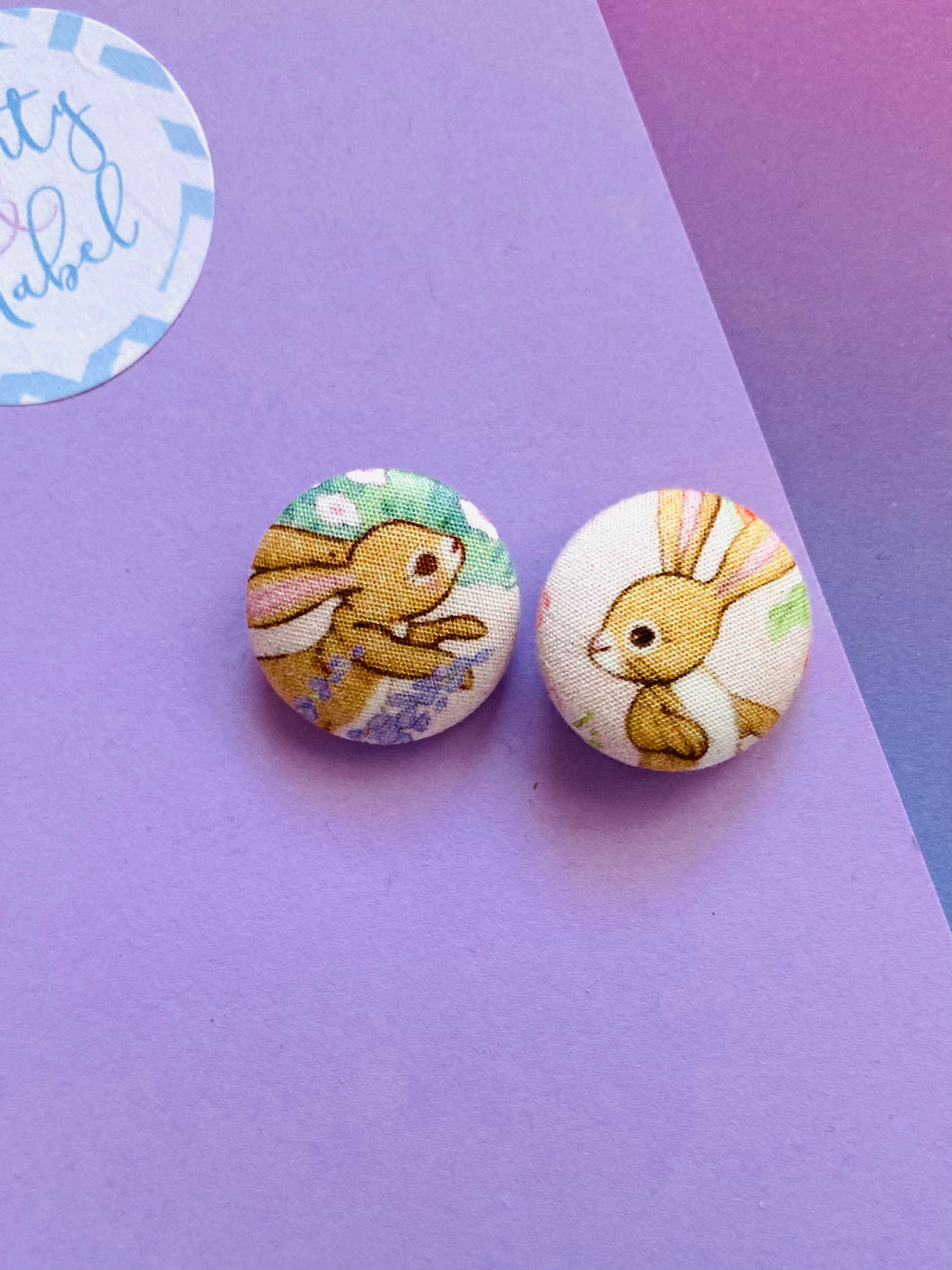 Sale: Belle & Boo Bunny Tiny Bobbles (Pair)