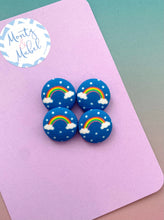 Sale: Polka Dot Rainbows Tiny Bobbles (Pair)