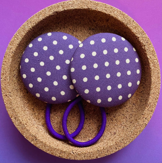 Plum Polka Dot