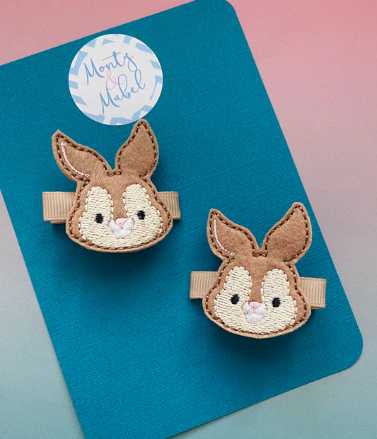 Brown Bunny Feltie