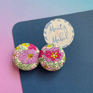 Sale: Liberty Floral Small Bobbles (Pair)
