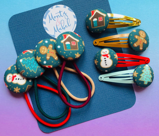 Christmas Gingerbread (Teal)