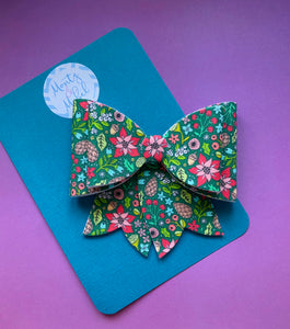 Sale: Festive Floral French Bow