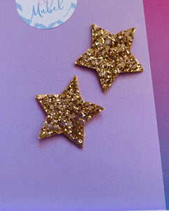 Sale: Gold Glitter Star Fringe Clip