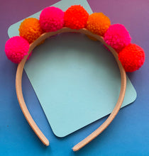 Sale: Colourful Neon Mix Pom Pom Headband