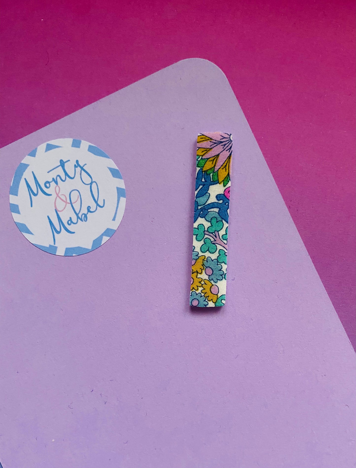 Sale: Liberty Floral Plain Fringe Clip