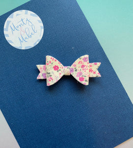 Sale: Floral Extra Small Bow