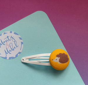 Sale: Mustard Hedgehog Standard Clip (Single)