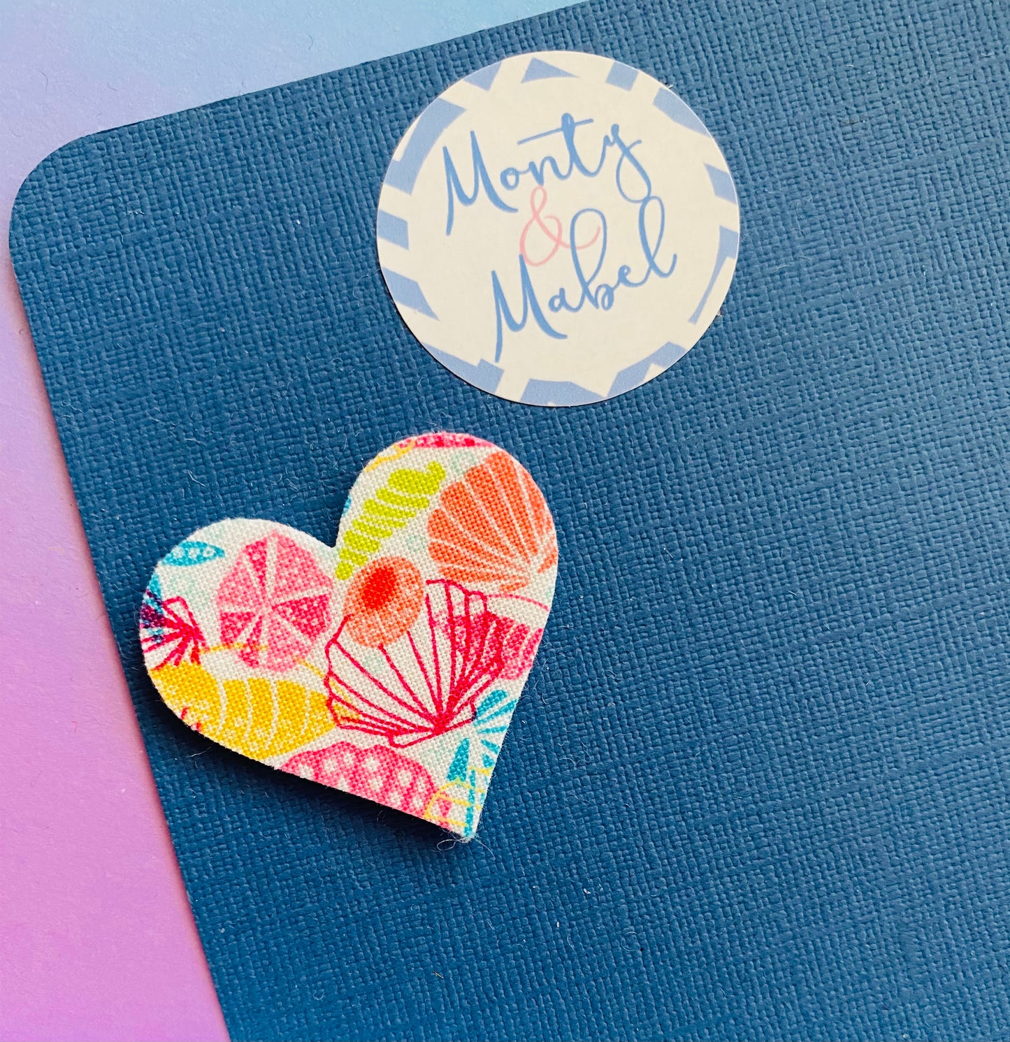 Sale: Sea Shells Heart Fringe Clip