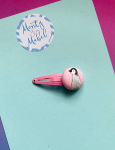 Sale: Pink Penguin Tiny Clip (Single)