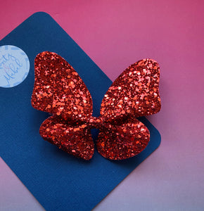Sale: Glitter Large Butterfly Bow