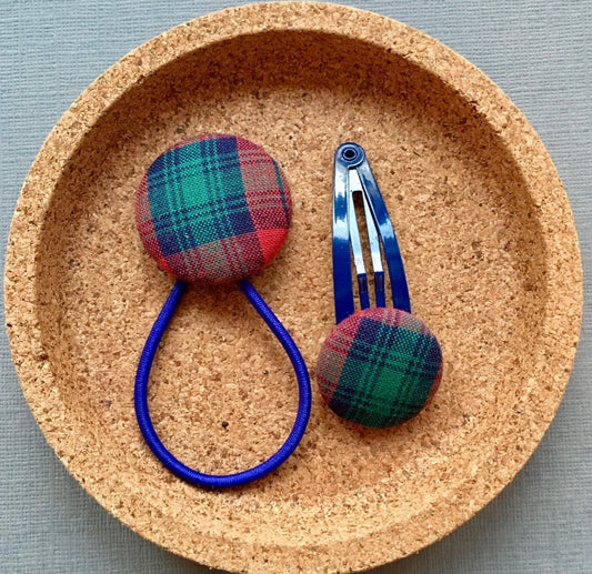 Blue & Red Tartan