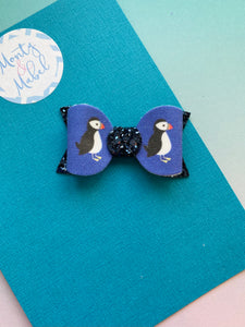 Sale: Puffin & Glitter Small Bow