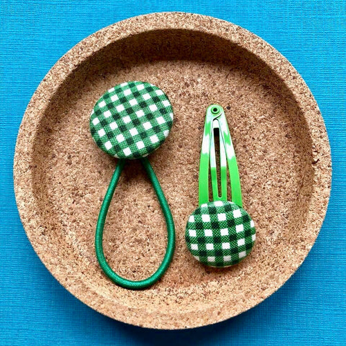 Dark Green Gingham