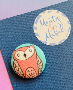 Sale: Minty Blue Owl Small Bobble (Single)