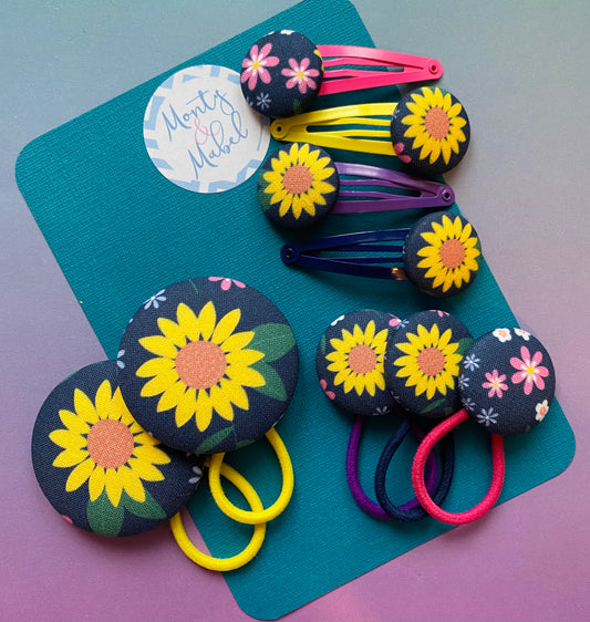Navy Sunflowers