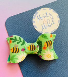 Sale: Floral Bee Small Bow