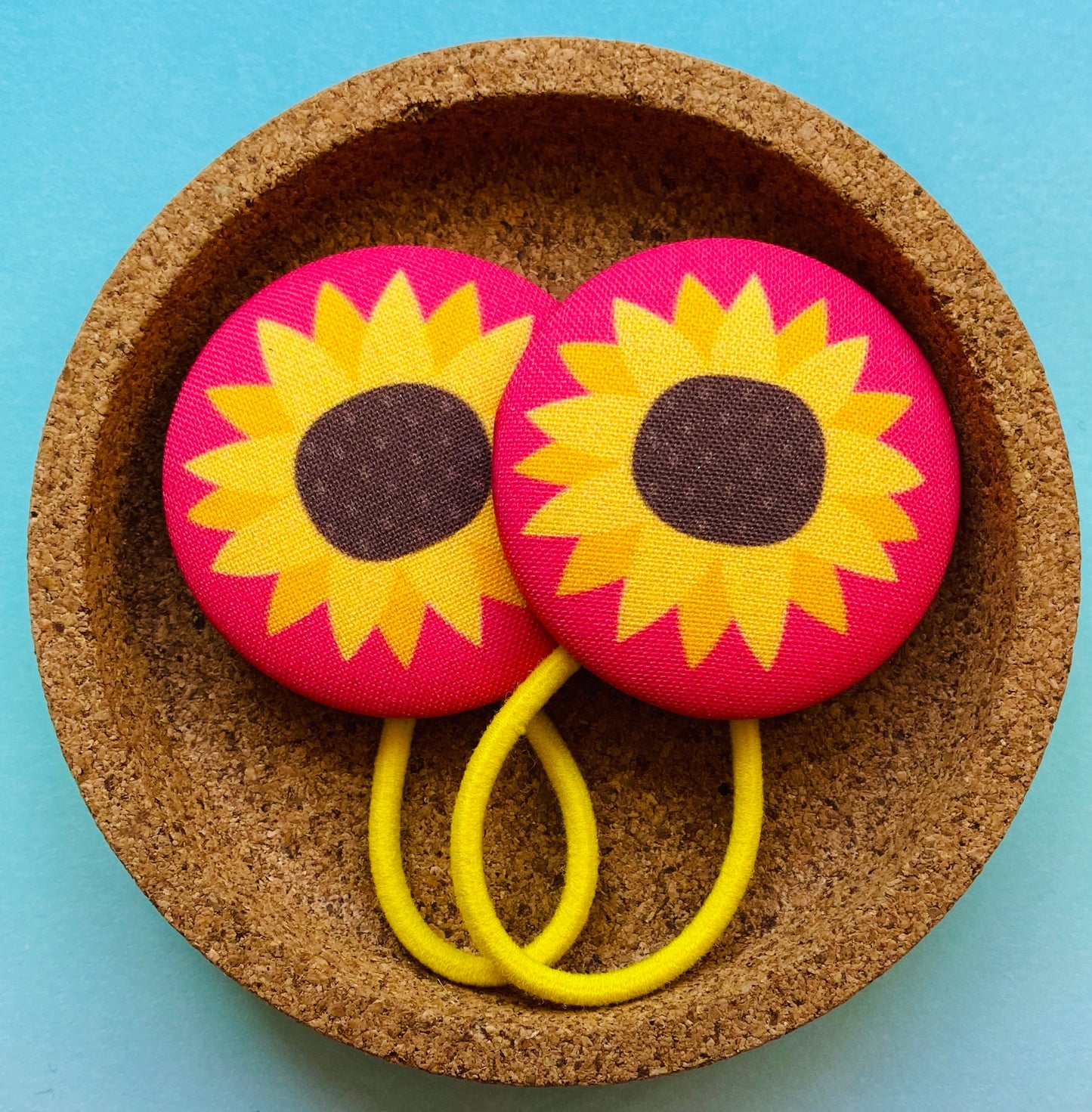 Hot Pink Sunflowers