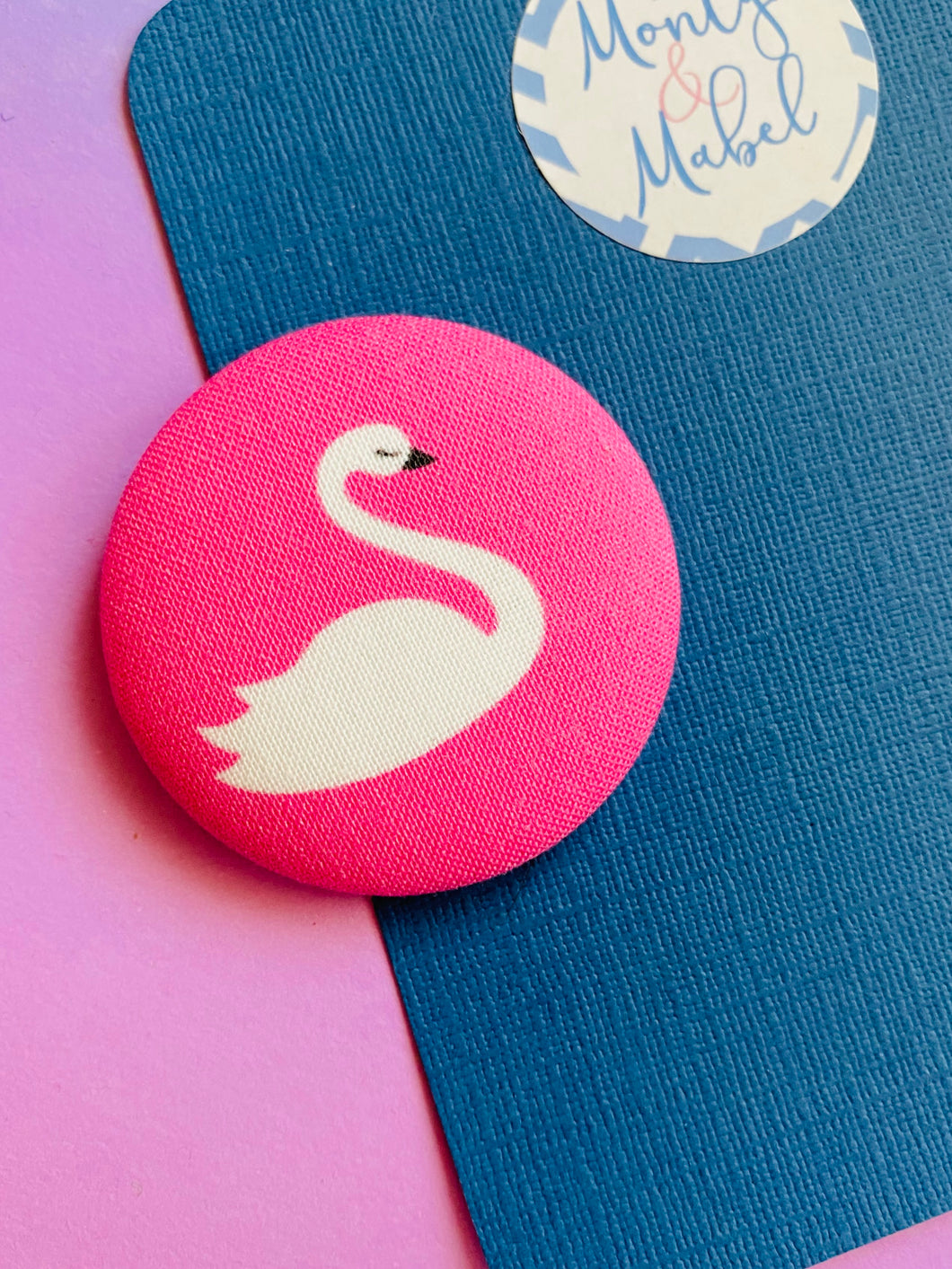 Sale: Hot Pink Swan Large Bobble (Single)