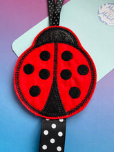 Sale: Ladybird Holder - 1 Hanging Ribbon, space just for clips