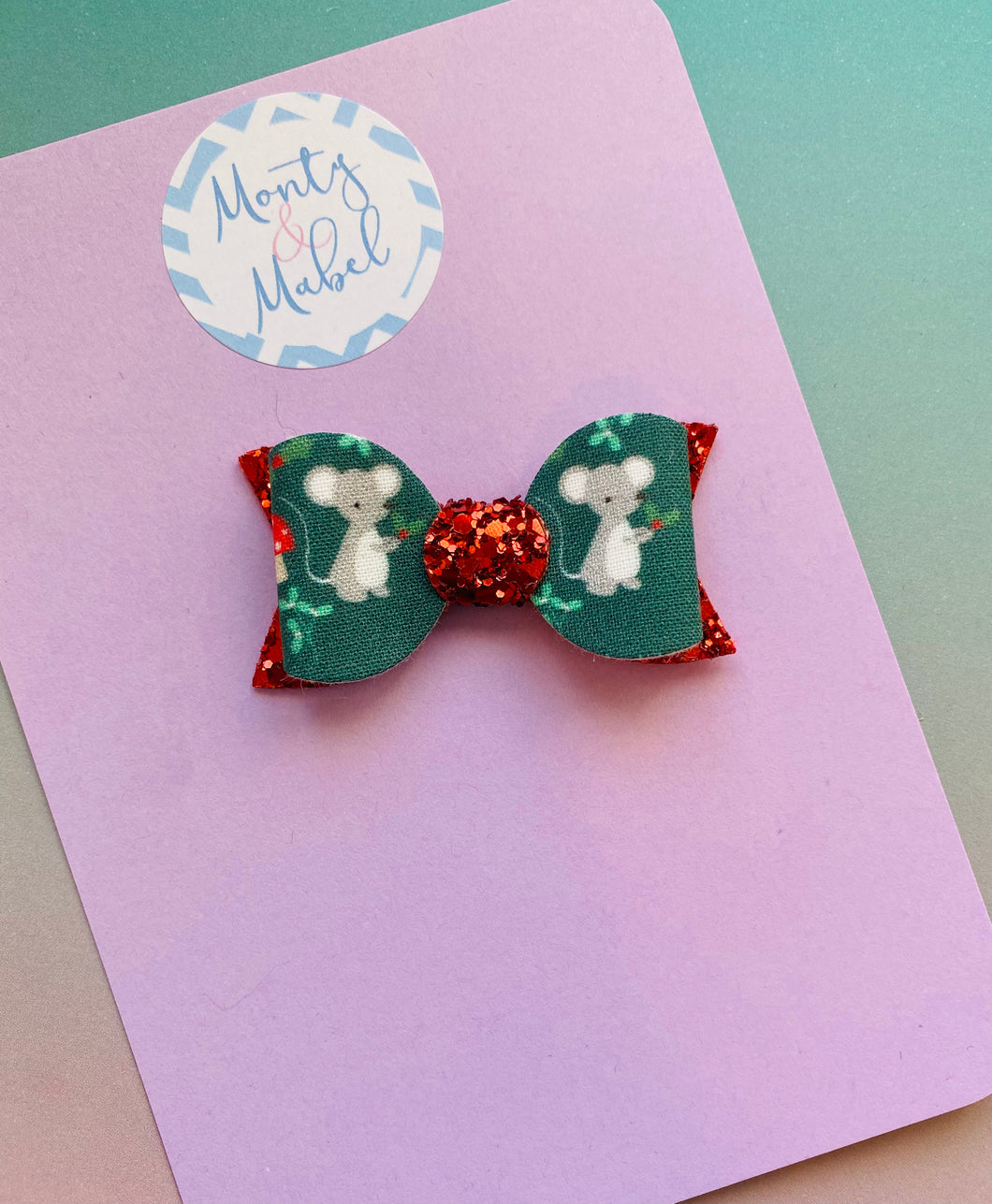 Sale: Mouse & Glitter Small Bow