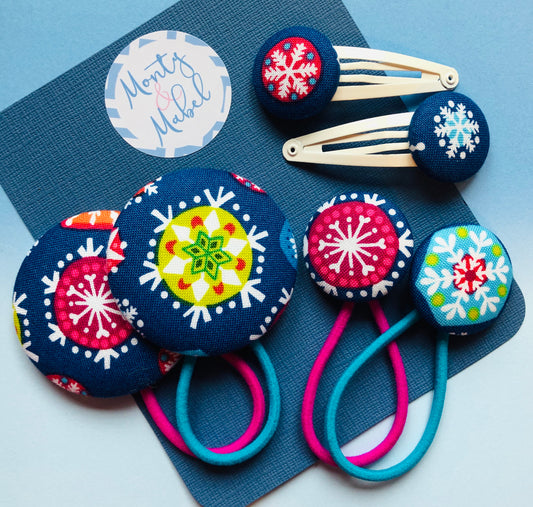Bright Colourful Snowflakes