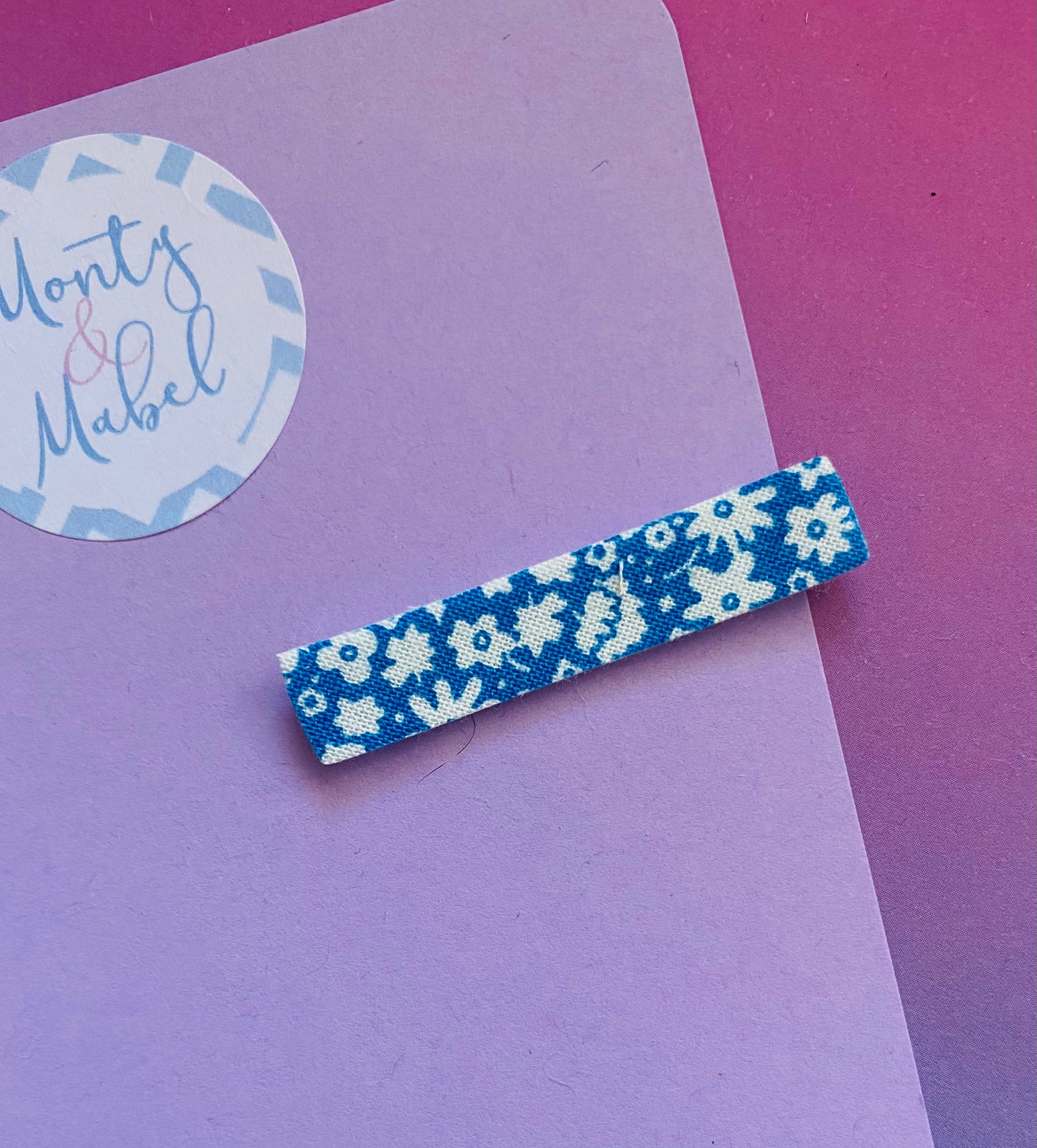 Sale: Liberty Floral Plain Fringe Clip