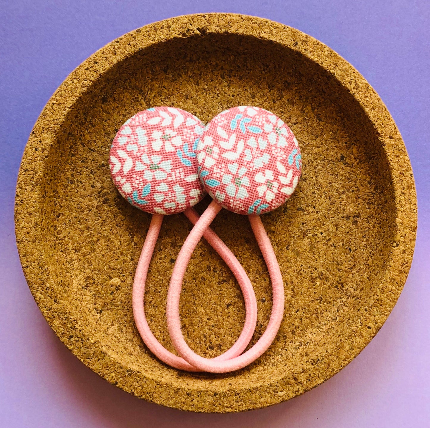 Tiny Grey & Pink Floral