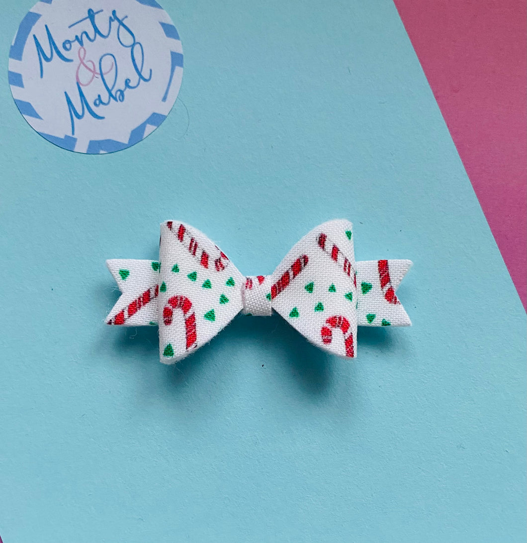 Sale: Candy Canes Extra Small Bow