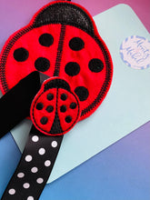 Sale: Ladybird Holder - 1 Hanging Ribbon, space just for clips